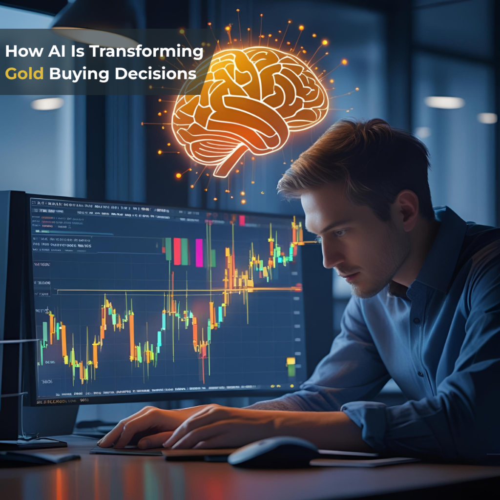 AI scanning gold market data to generate smart tips to buy gold