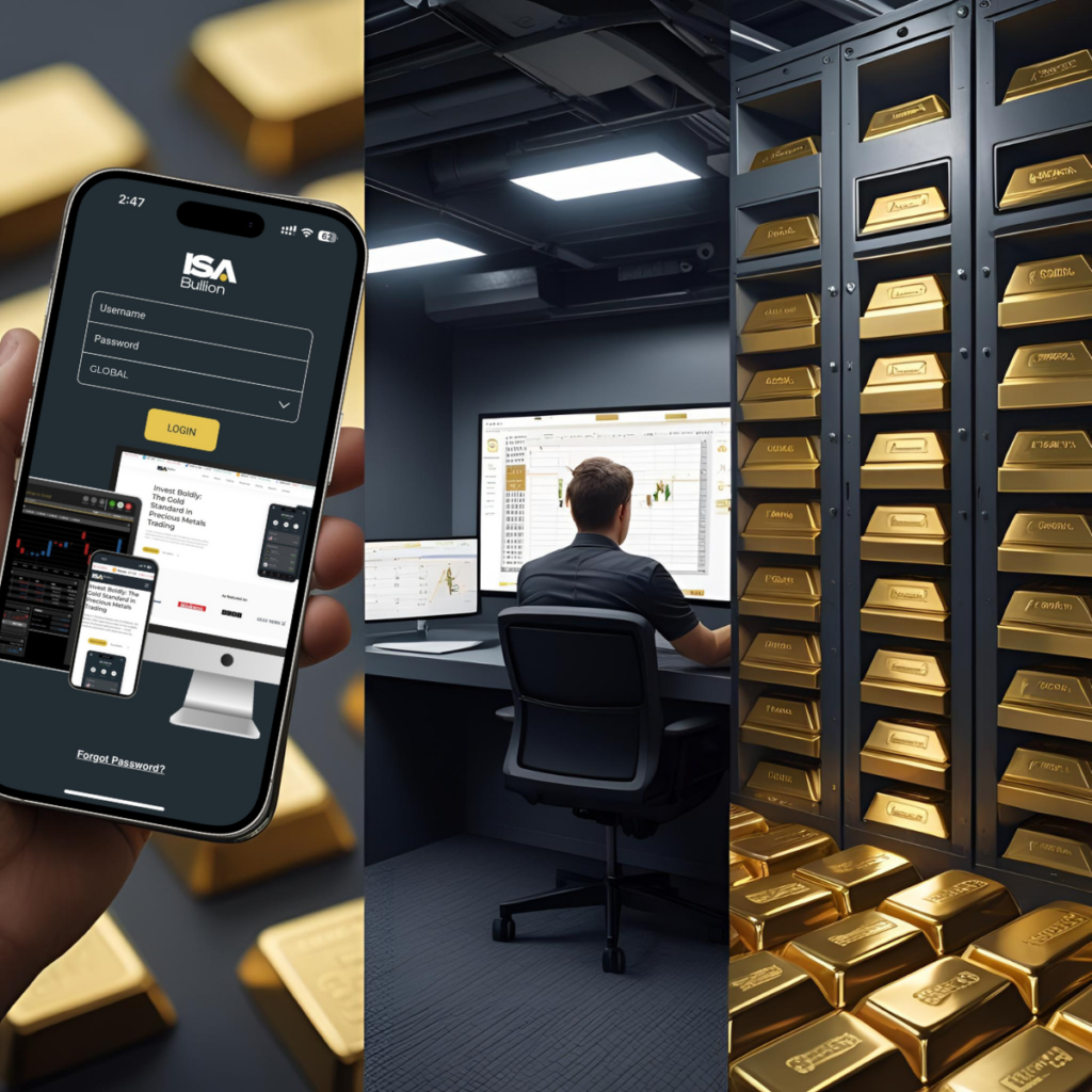 Multiple secure ways to buy gold, including mobile, online, and physical storage
