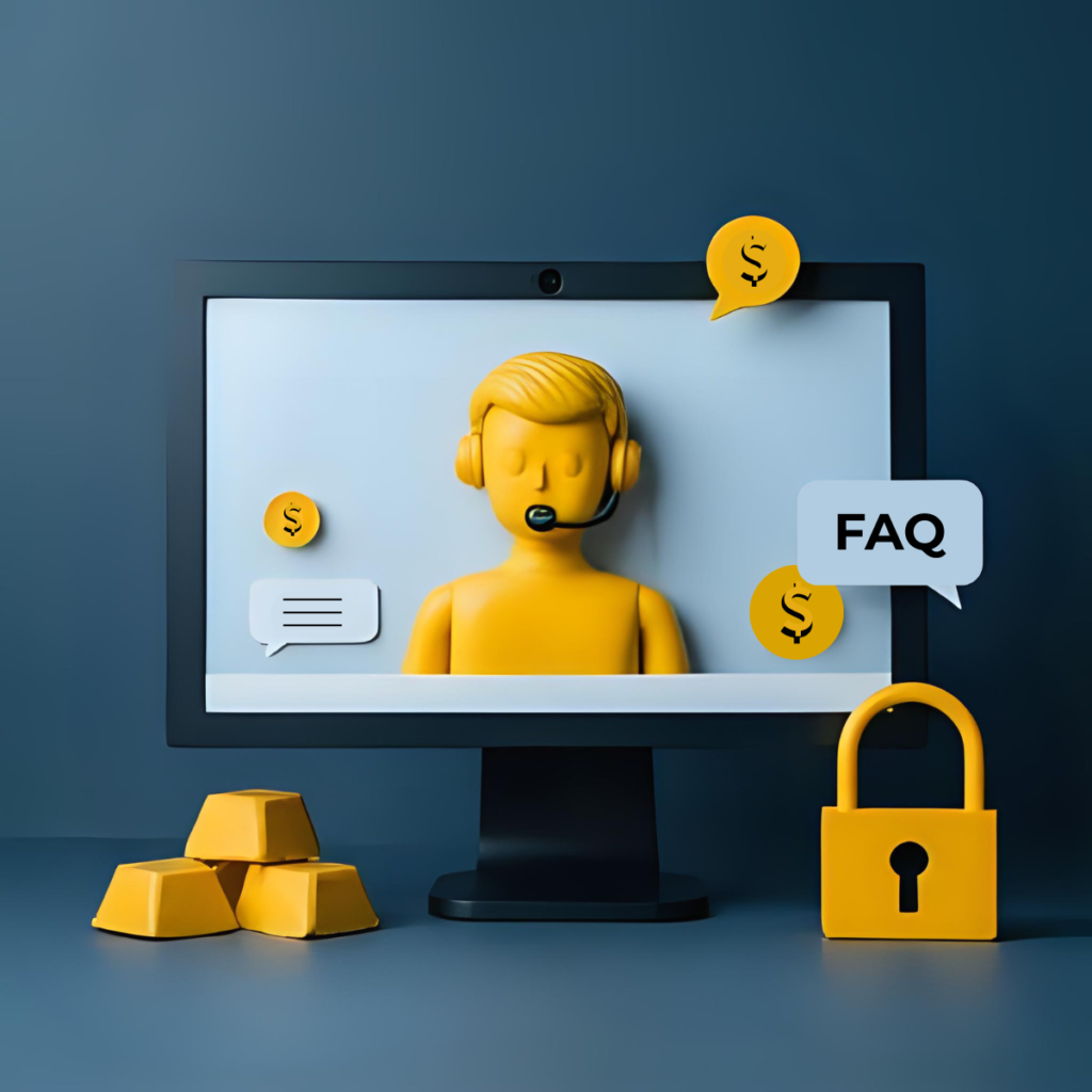 Customer support and FAQs helping users understand when to buy gold with ISA Bullion