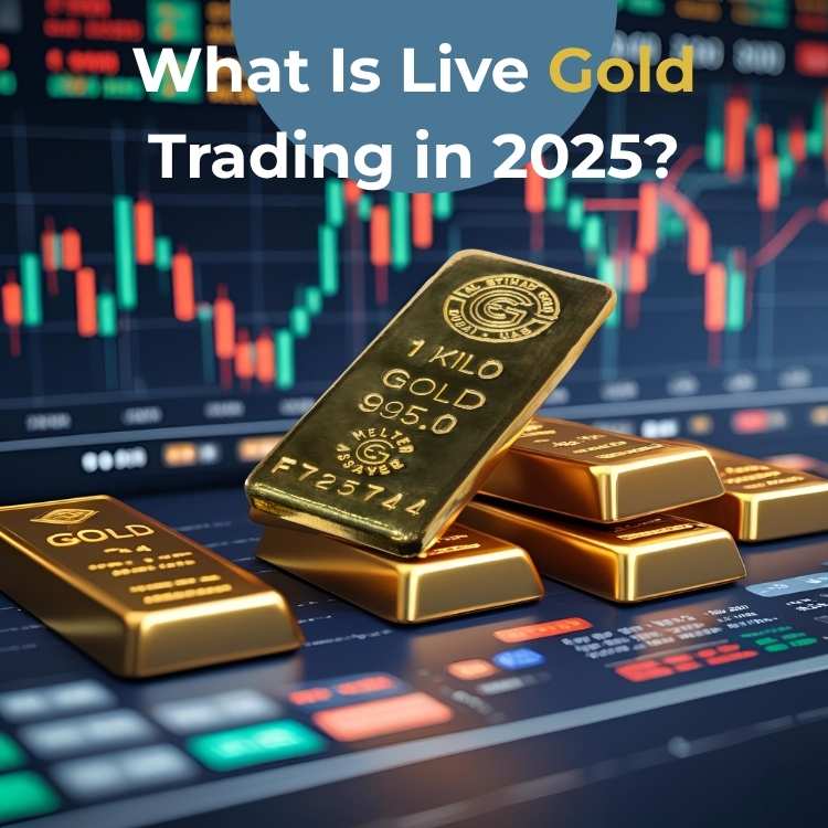Digital dashboard displaying live gold trading price movements and real-time data