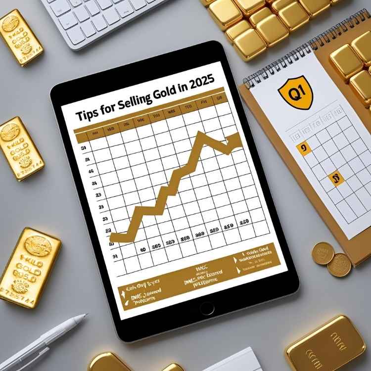 Checklist of practical tips for selling Gold Bullion in 2025 with seasonal and platform-based insights
